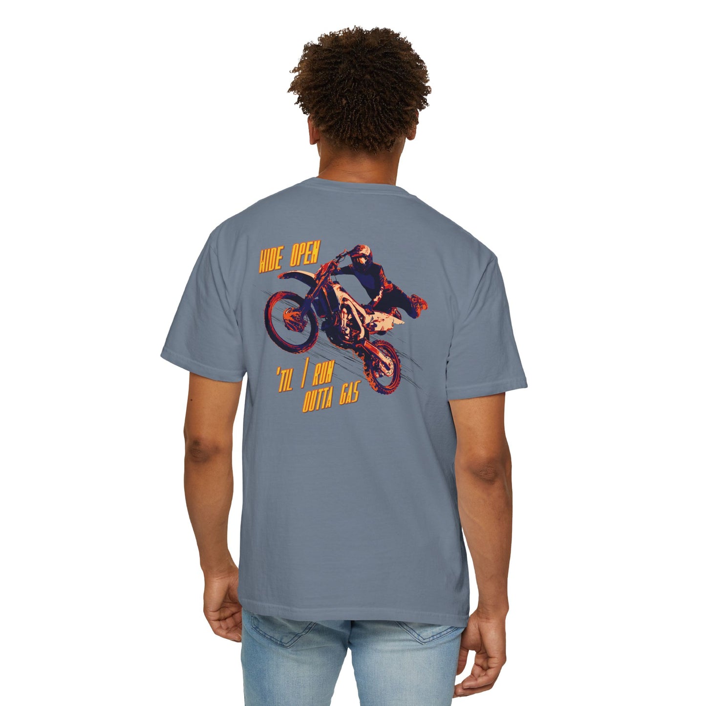 "WIDE OPEN" MOTO TEE