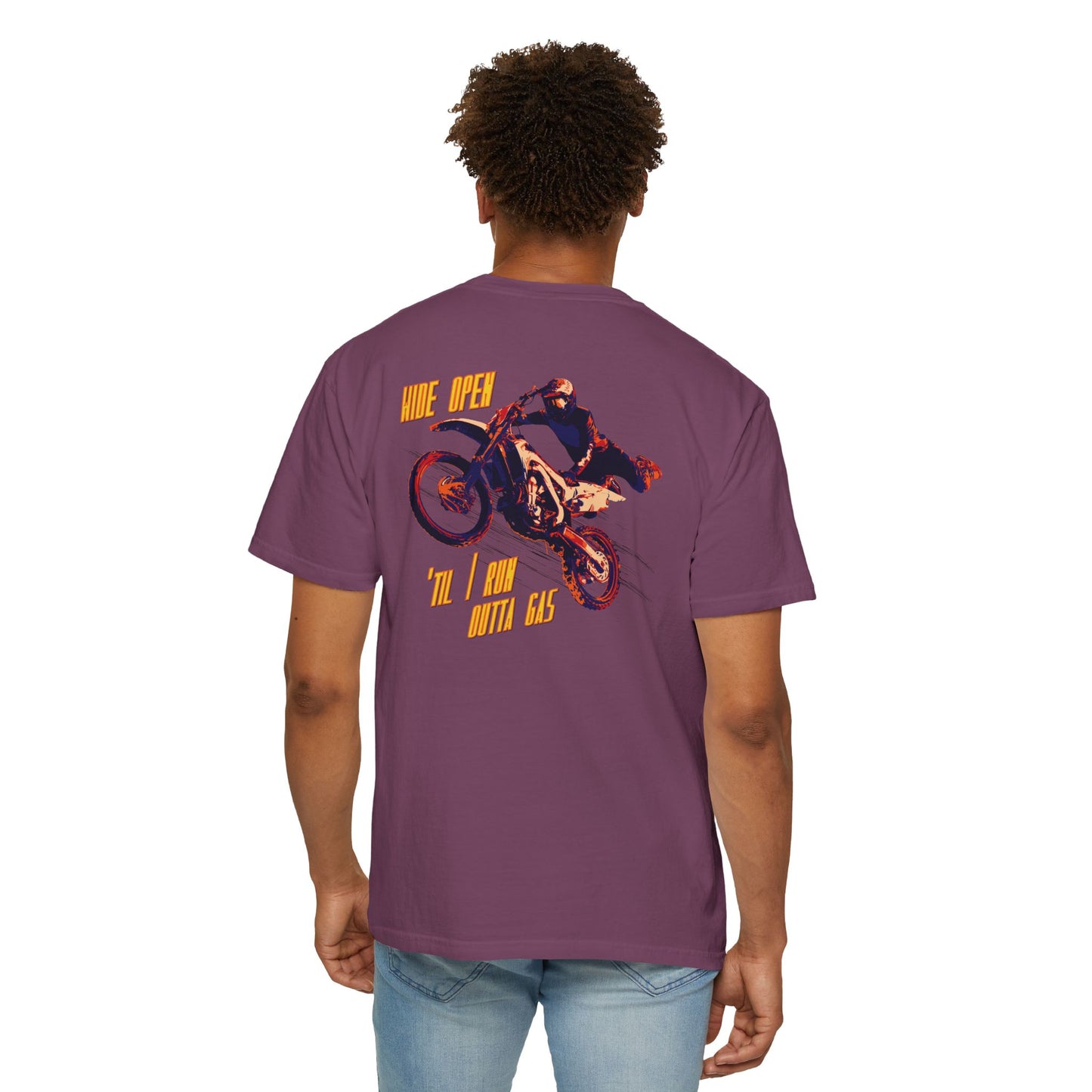 "WIDE OPEN" MOTO TEE