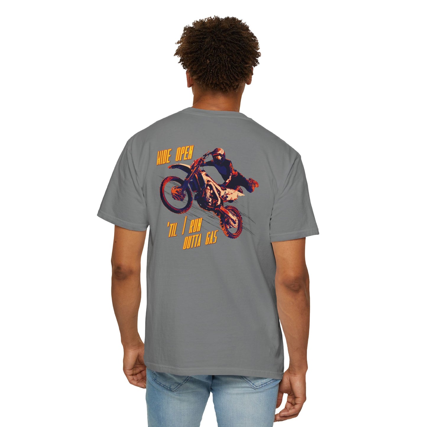 "WIDE OPEN" MOTO TEE