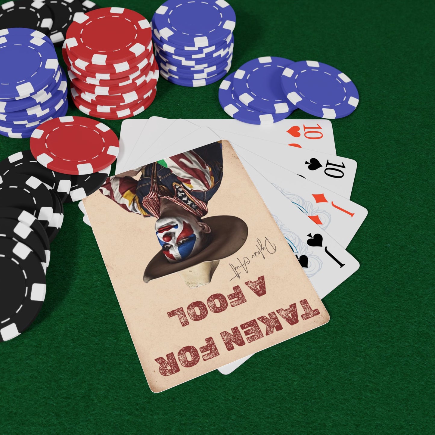 Taken For A Fool Playing Cards