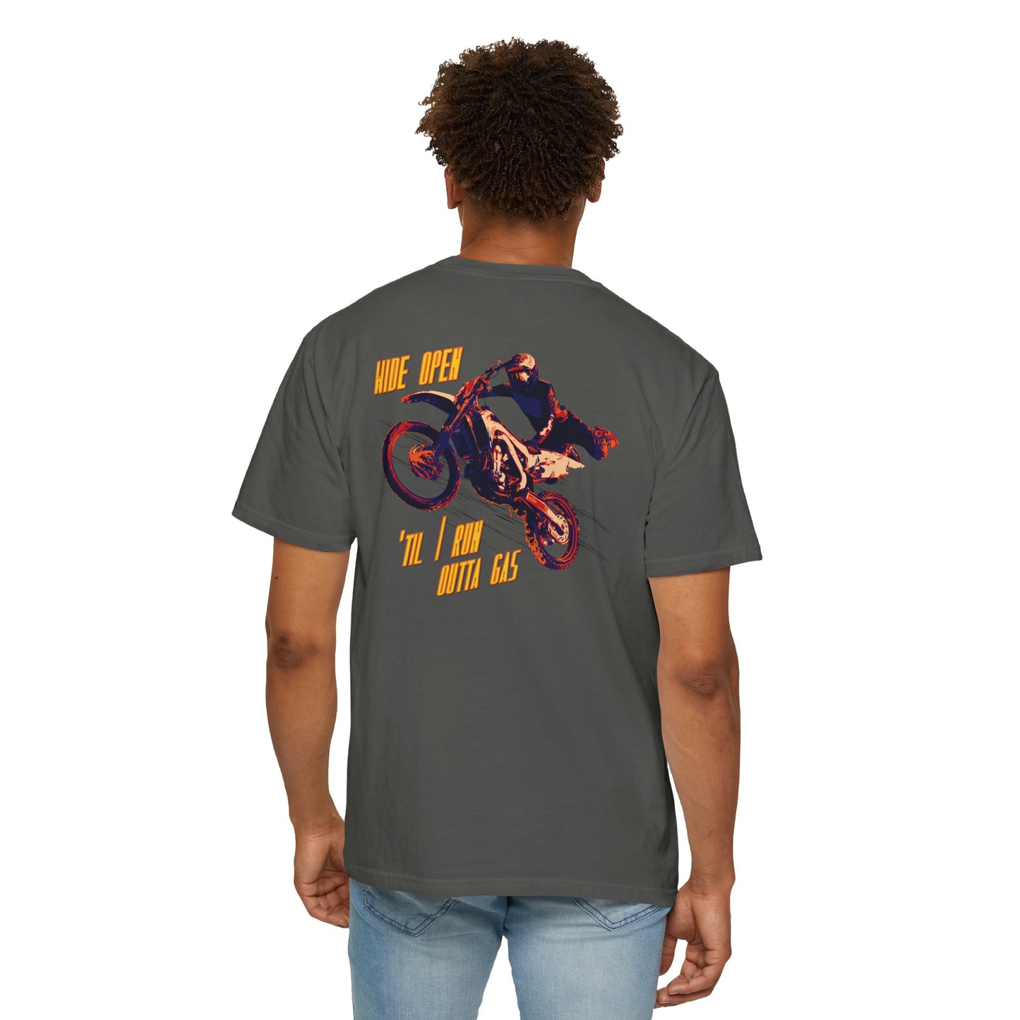 "WIDE OPEN" MOTO TEE
