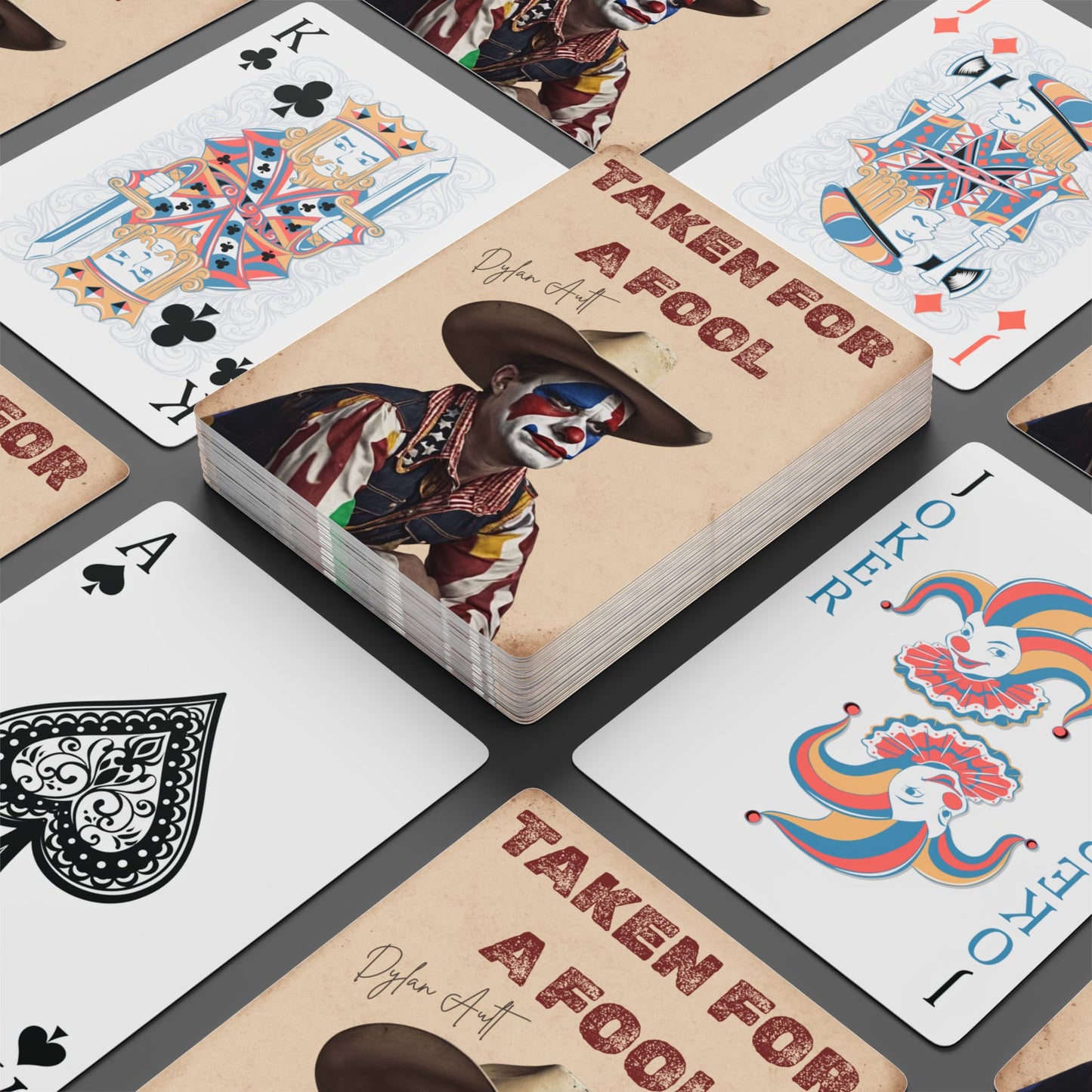 Taken For A Fool Playing Cards